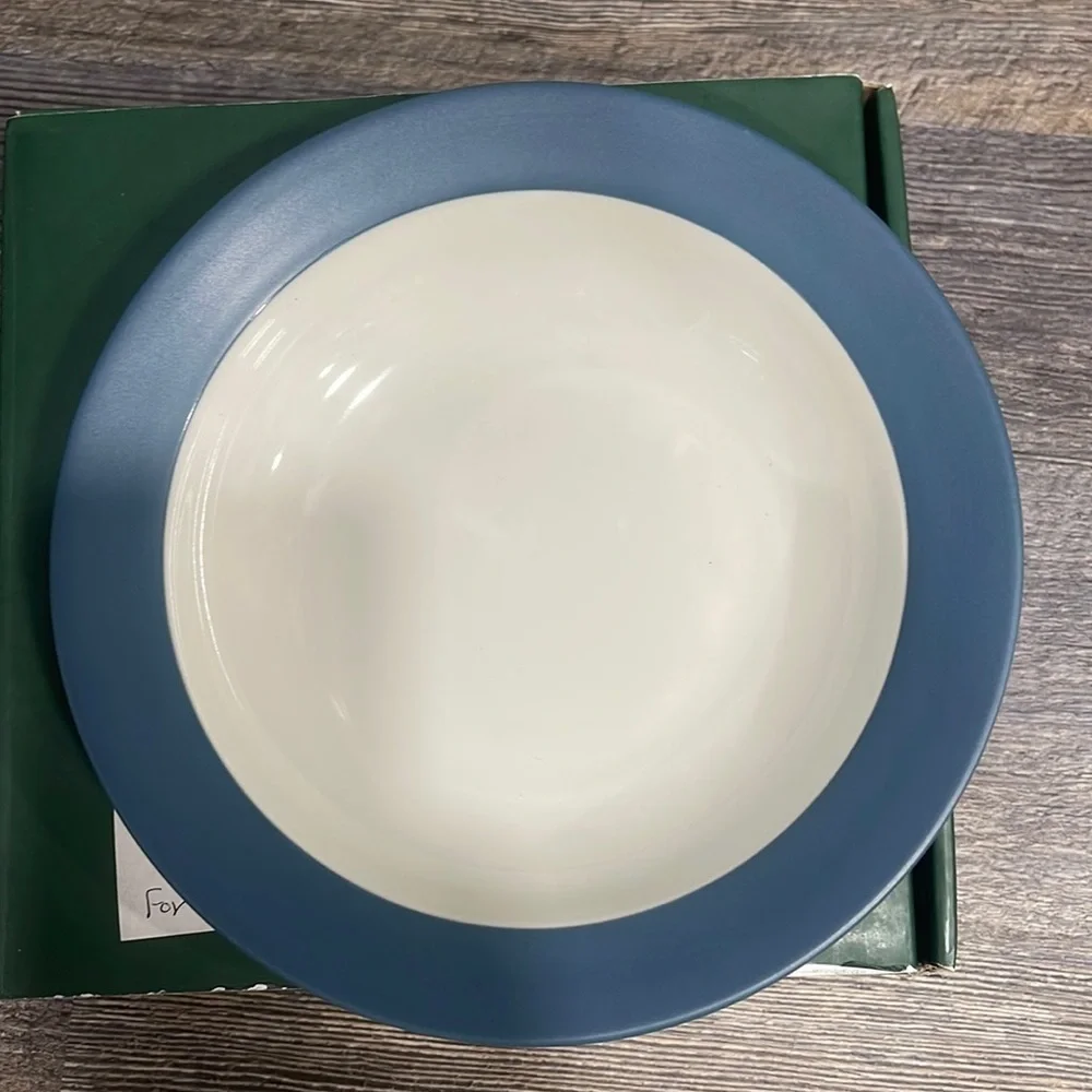 4 Noritake colorware collection plate for soup